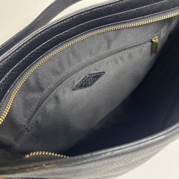 Fossil Maya Hobo Bag Black Leather Crossbody Shoulder Purse Women's - Picture 10 of 12